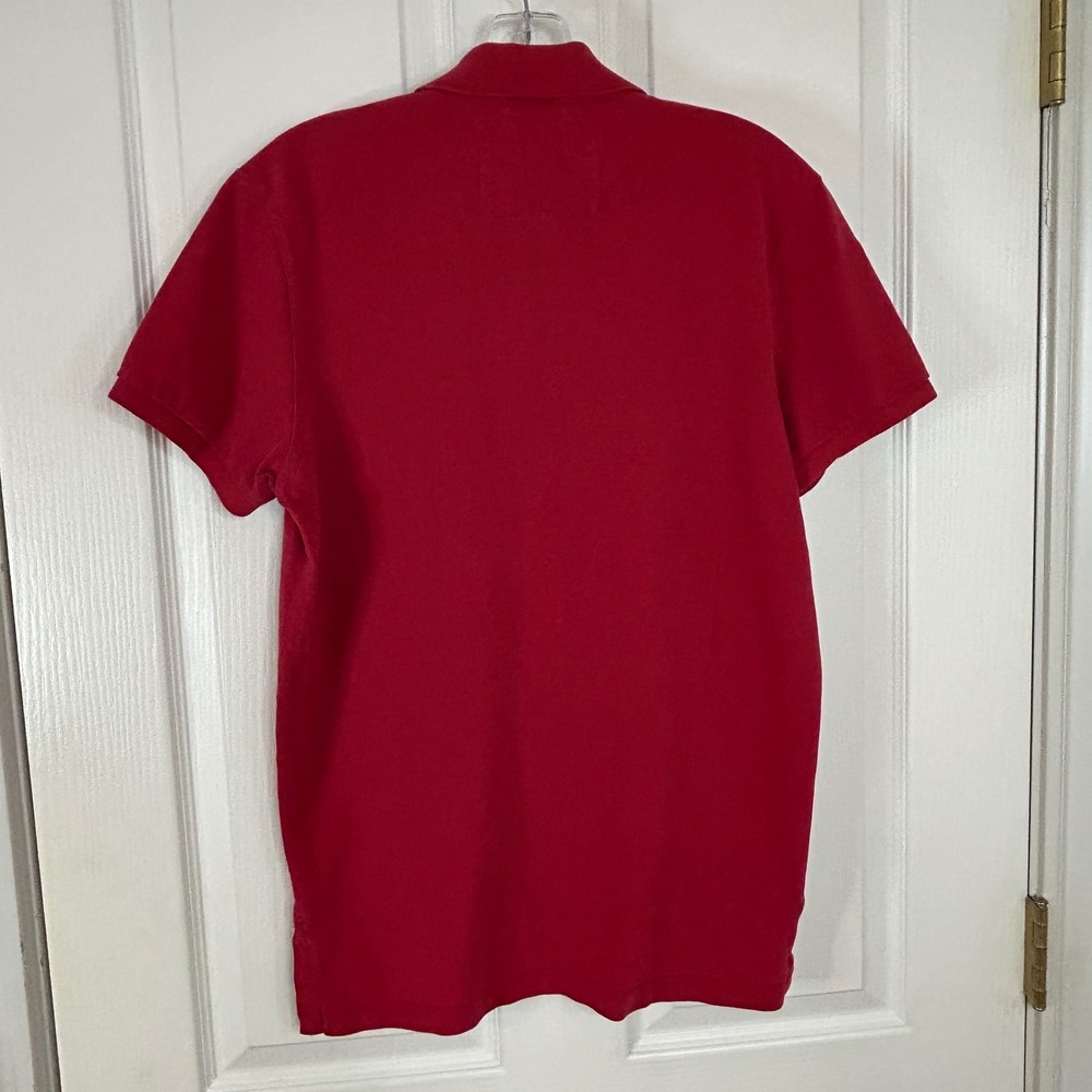 American Eagle Outfitters Mens Polo Shirt Athletic Fit Red Size Small S Casual‎ - Picture 8 of 13